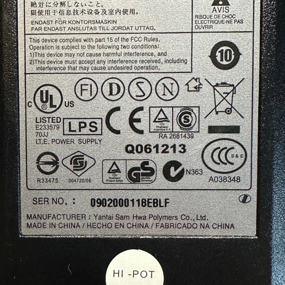 Samsung AC DC Adapter SAD03612A-UV 12V 3A Power Supply Tested OEM - Picture 7 of 7